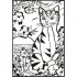 Kadife Boyama Sanatı-Kedi