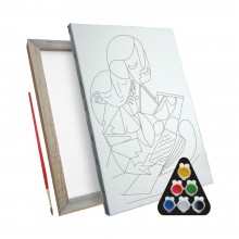 Desenli Tuval 25x35 cm