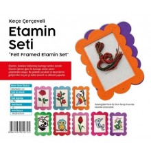 Etamin Seti Keçe Çerçelevi