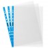 Bigpoint Poşet Dosya Mavi Şeritli Kristal 90 Micron 100'lü Paket