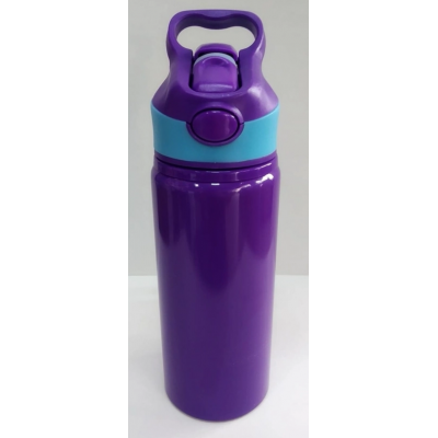 Alüminyum Matara 600 ml Neon / Mor