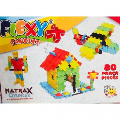 Flexy Tangles 80 Parça Kutuda