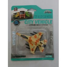 Neon Renkli Savaş Uçağı / Sarı