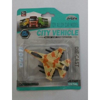 Neon Renkli Savaş Uçağı / Sarı