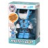 Sesli Işıklı Metal Robot 12 cm / Mavi