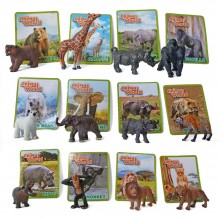 Tekli Poşette 7 cm Hayvanlar / 12 Asorti