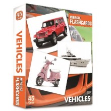 Miracle Flashcards / Vehicles Box 45 Cards