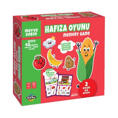 Hafıza Oyunu / Meyve - Sebze