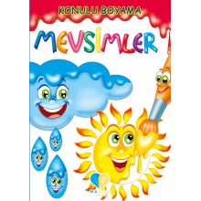 Konulu Boyama Kitabı / Mevsimler