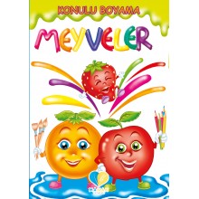 Konulu Boyama Kitabı / Meyveler