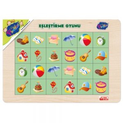 Ahşap Eğitici Eşleştirme Oyunu / Karışık