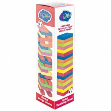 Kutuda Renkli Ahşap Denge Oyunu