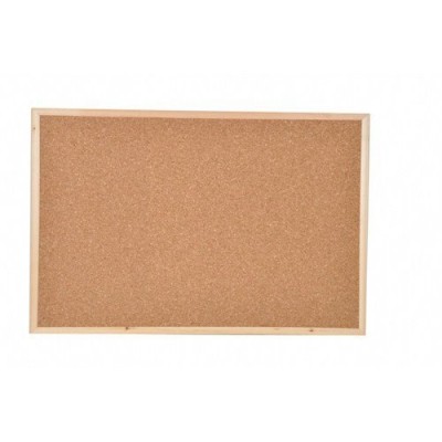 Ahşap Çerçeveli Mantar Pano / 60x90 cm