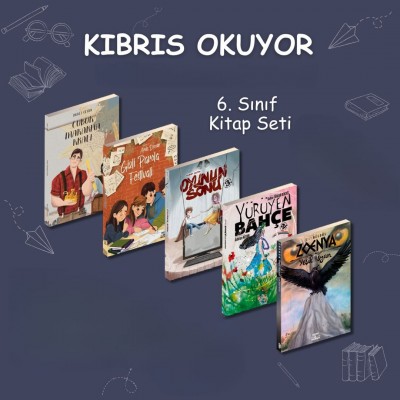 Kıbrıs Okuyor Kitap Seti - 6. Sınıf / 5 kitap