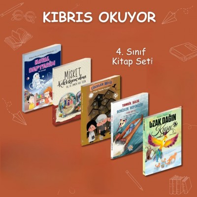Kıbrıs Okuyor Kitap Seti - 4. Sınıf / 5 kitap