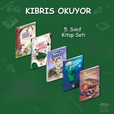 Kıbrıs Okuyor Kitap Seti - 5. Sınıf / 5 kitap
