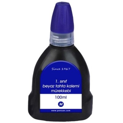 Pensan - Tahta Kalem Mürekkebi 100 ml / Mavi