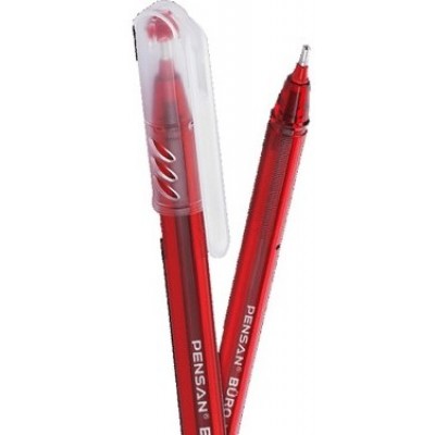 Pensan - Büro Tükenmez Kalem / Kırmızı
