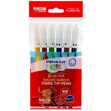 Pensan - Kidz Keçeli Kalem / 6 renk