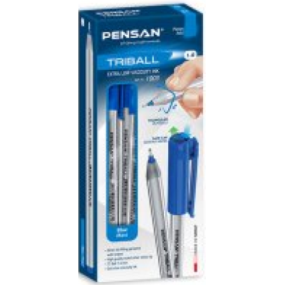 Pensan - Triball Tükenmez Kalem Seti / Mavi - 12'li
