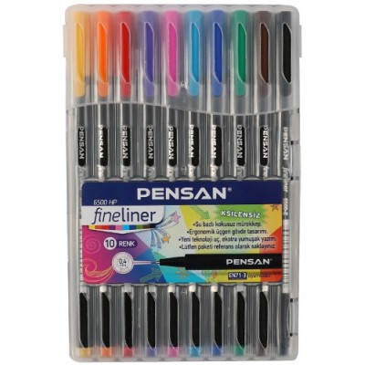 Pensan - Fineliner 6500 / 10 renk