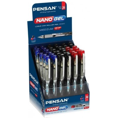 Pensan - Nano Jel 0,7 mm Roller Jel Kalem / 3 renk