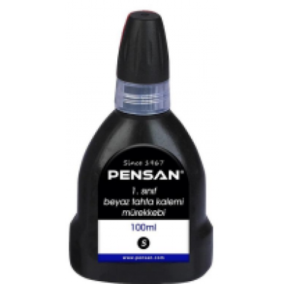 Pensan - Tahta Kalem Mürekkebi 100 ml / Siyah