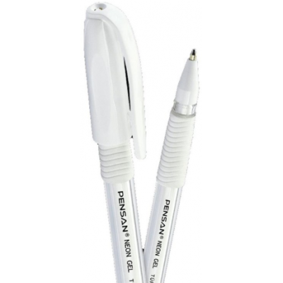 Pensan - Neon Jel Kalem 1mm / Beyaz