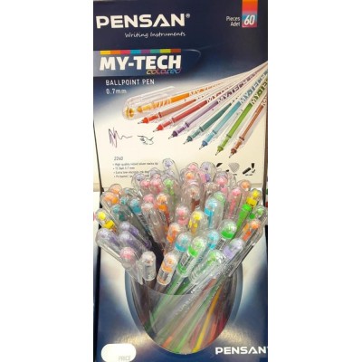 Pensan / My-Tech Tükenmez Kalem - Renkli