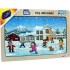 Ahşap Eğitici Puzzle / Kış Mevsimi