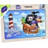 Ahşap Eğitici Puzzle / Korsan