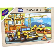 Ahşap Eğitici Puzzle / İnşaat Seti