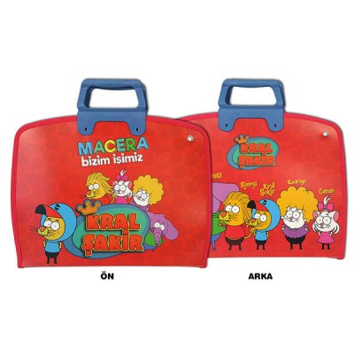 Proje Çantası / Kral Şakir - Küçük Boy / Kırmızı