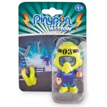 PİNYPON - Action Kurtarma Tekli Figür / Polis Dalgıç