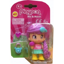 PİNYPON 10 - Tekli Figür / Mor Uzun Saçlı Kız