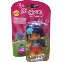 PİNYPON 10 - Tekli Figür / Lacivert Örgü Saçlı Kız