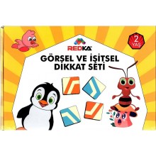 Redka - Görsel ve İşitsel Dikkat Seti / 2 yaş