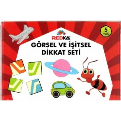 Redka - Görsel ve İşitsel Dikkat Seti / 5 yaş