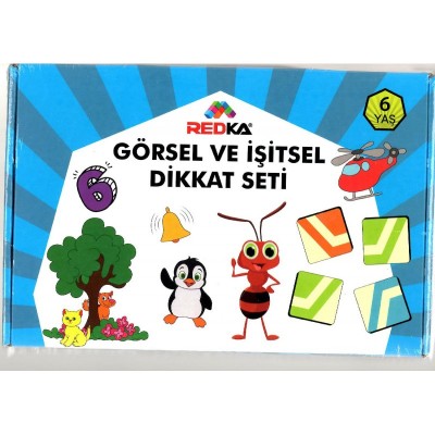 Redka - Görsel ve İşitsel Dikkat Seti / 6 yaş