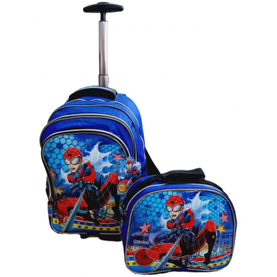 Spiderman - Çekçekli Takım Okul Çantası