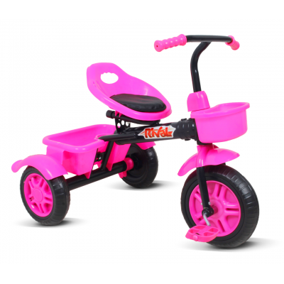 Metal Üç Tekerlekli Bisiklet - Pembe