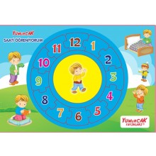 Saati Öğreniyorum Karton Puzzle