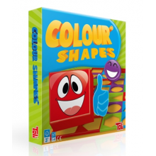 Colour Shapes Renkli Ahşap Taşlı Zeka Oyunu