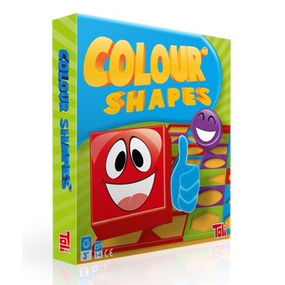 Colour Shapes Renkli Ahşap Taşlı Zeka Oyunu