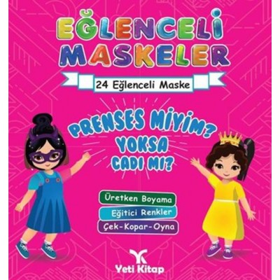 Eğlenceli Maskeler / Prenses - Cadı