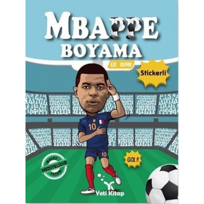 Futbolcular Boyama Kitabı / Mbappe