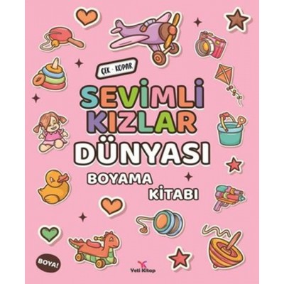 Sevimli Kızlar Dünyası Boyama Kitabı