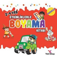 2-4 Yaş Etkinliklerle Boyama Kitabı 1