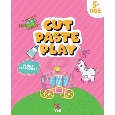 İngilizce Kes Yapıştır Oyna Etkinlik Kitabı 1 / Pembe