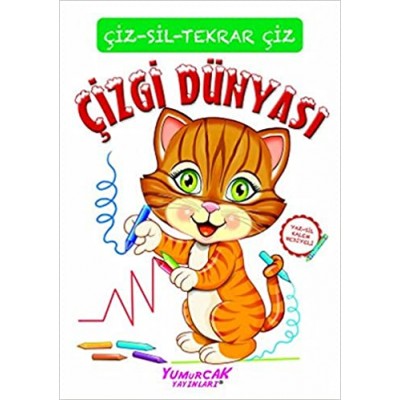 Çizerim Silerim Çizgi Dünyası / Çizgi Kitabı